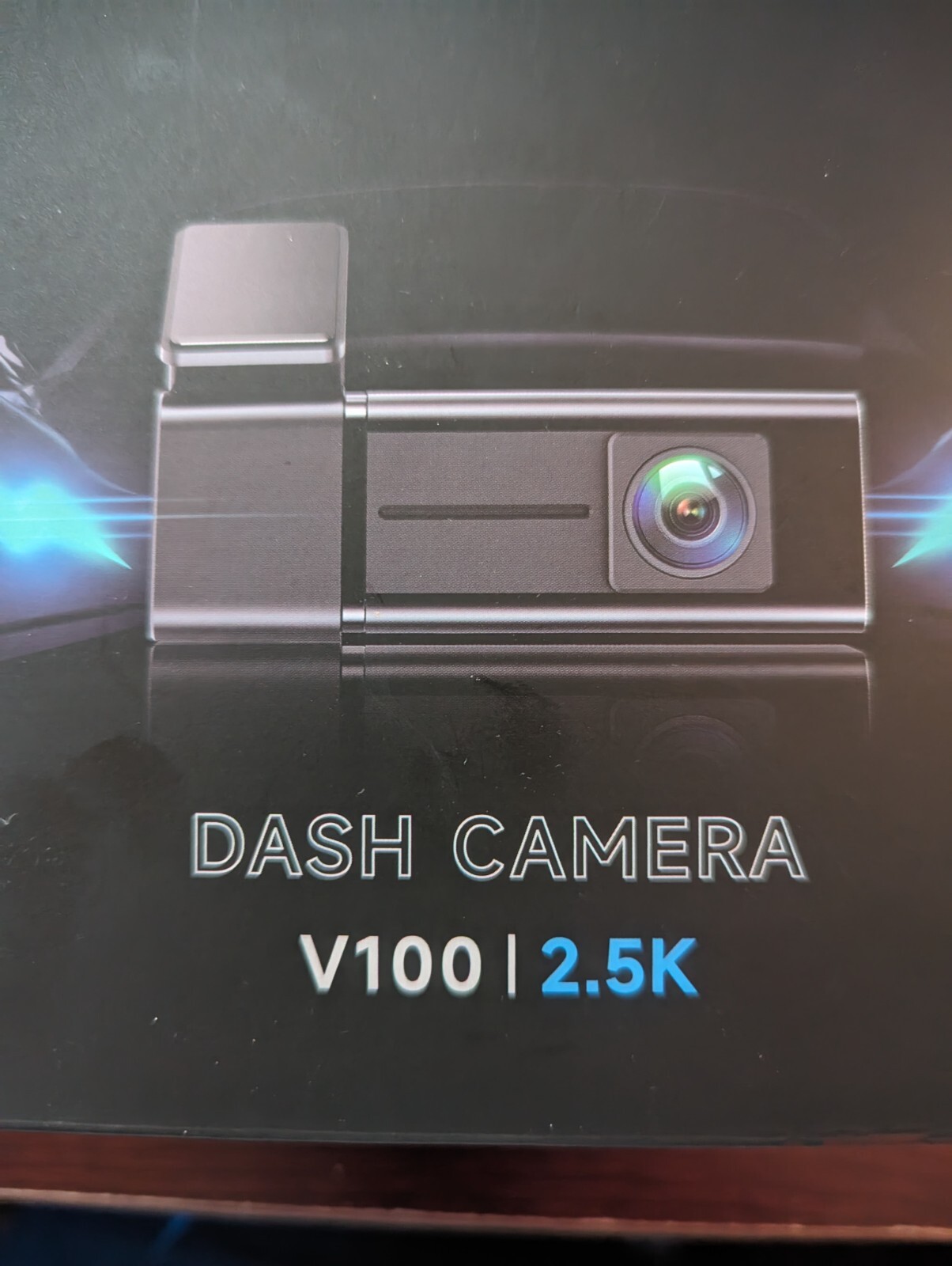 Dash Camera V100 / 2.5K – Black, NEW