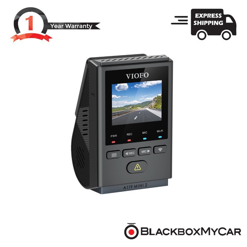 VIOFO A119 Mini 2 Dash Cam 2K 60fps/HDR 30fps, STARVIS 2 Sensor, Voice Control