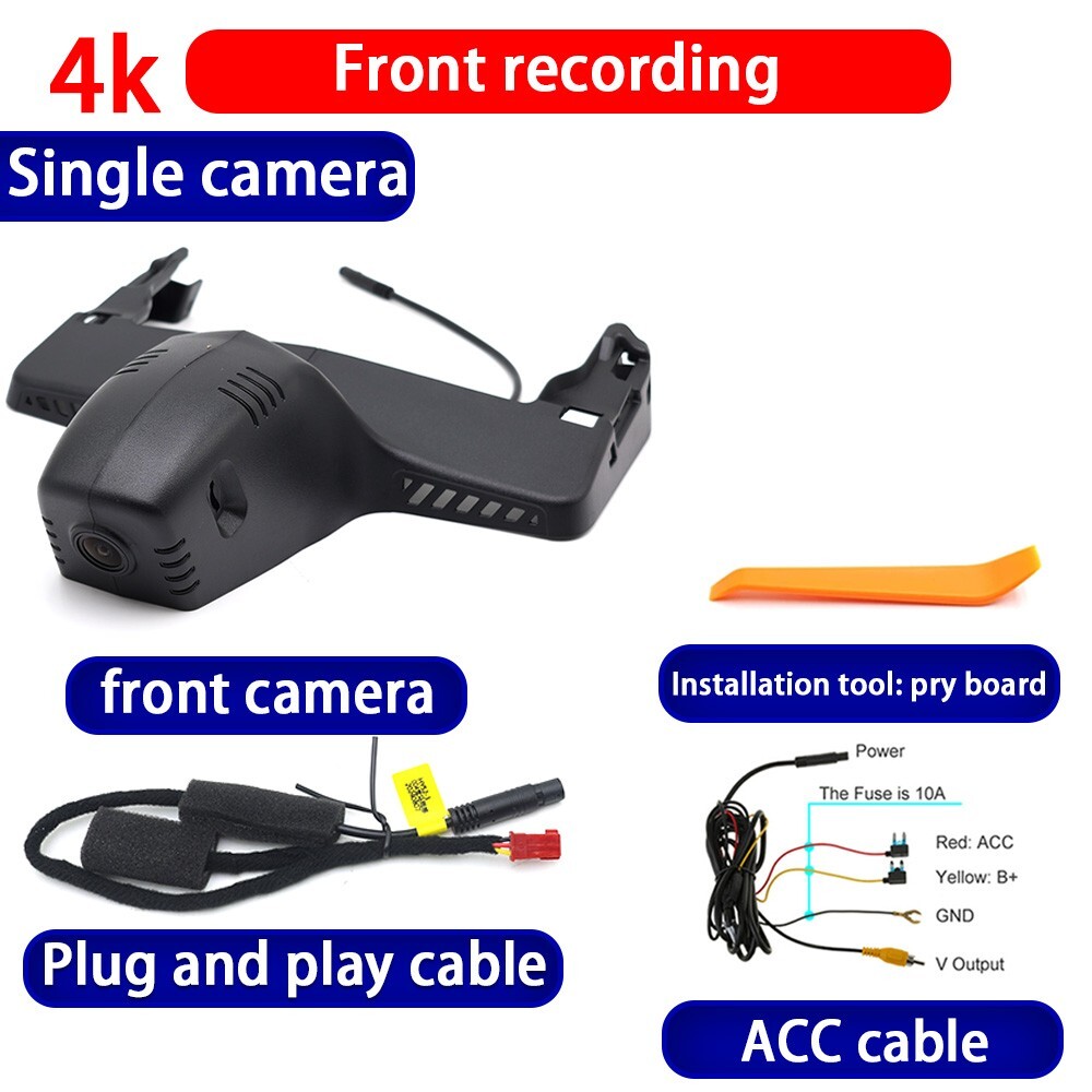 4K Wifi DVR Dash Cam Camera For BMW X1 U11 iX1 X6 G6 M X6M F96 X7 G07 Electric