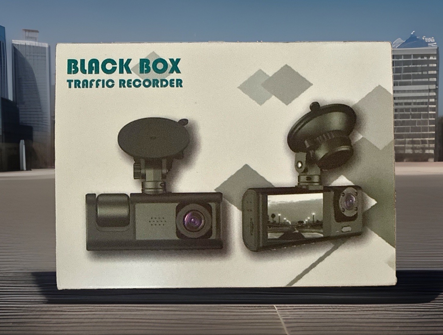 Black Box Dash Cam Recorder 2 Channel HD Loop Recording G-Sensor 170° Wide Angle