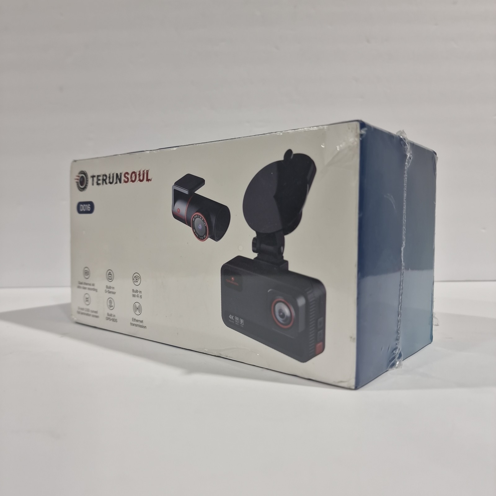 TERUNSOUL D016 4K Dash Cam Front And Rear Capabilities 128GB NEW SEALED