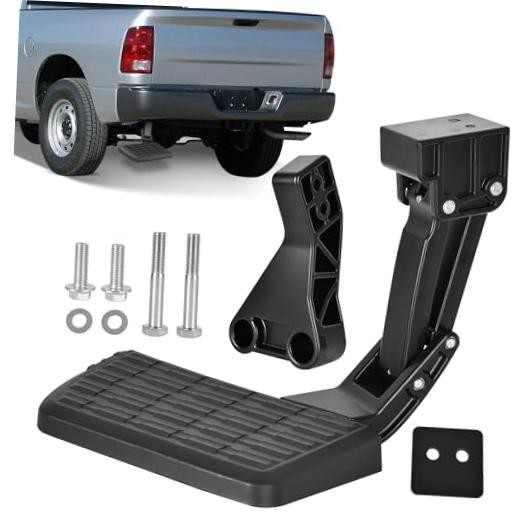 75306-01A Rear Bed Step Compatible with 2009-2018 Dodge Ram 1500, Ram