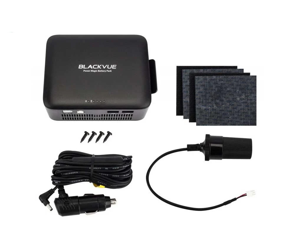 BlackVue B-112 Power Magic Battery Pack Dash Cam Parking Mode 12V 24V USB Socket