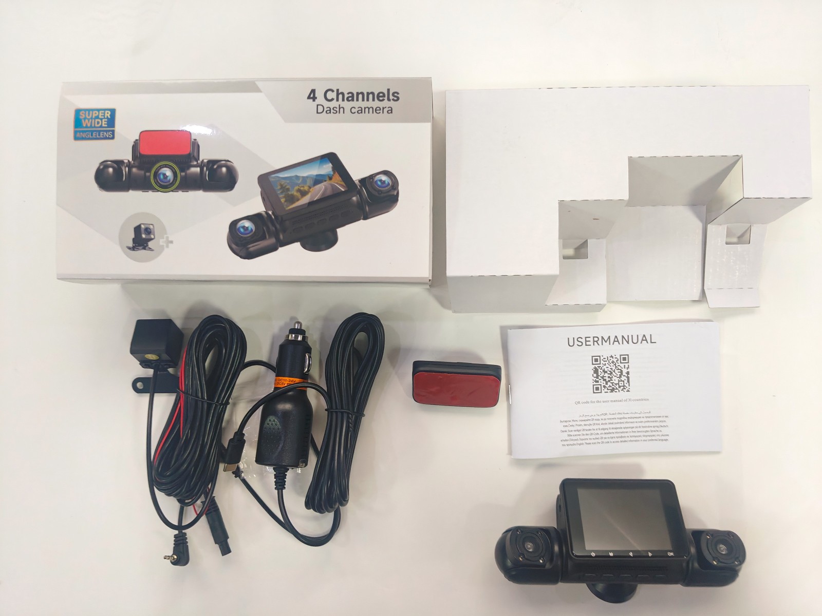 HD Dash Cam Driving Recorder Car Camera WiFi App Mobile Detection Loop Recording