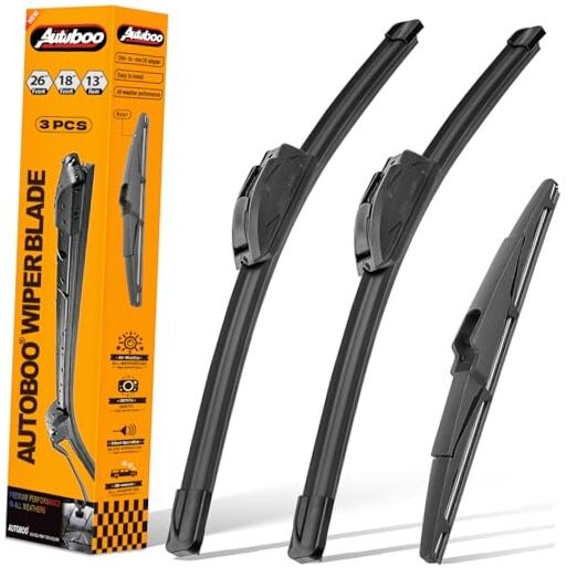 3-Pack Windshield Wiper Blades for Kia Telluride 2020-2025 Kia Sedona 2015