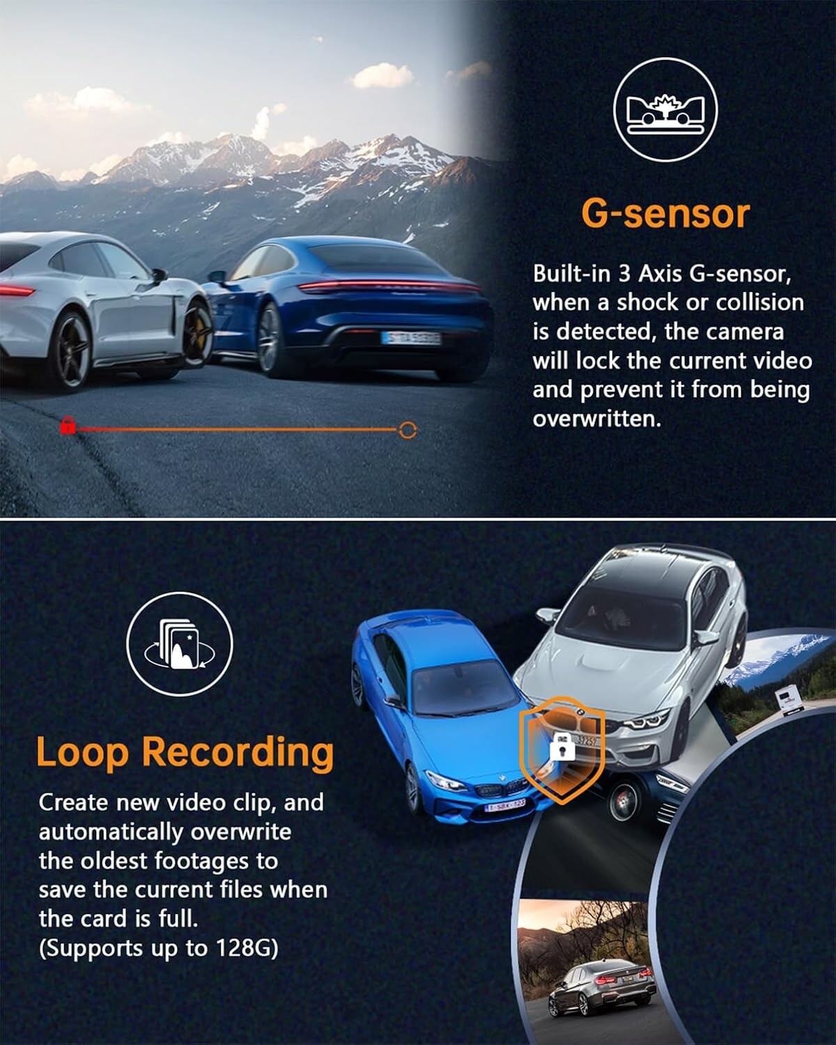 Dash Cam 2K WiFi 1440P Car Camera, Dash Camera for Cars, Front Dashcam for Cars