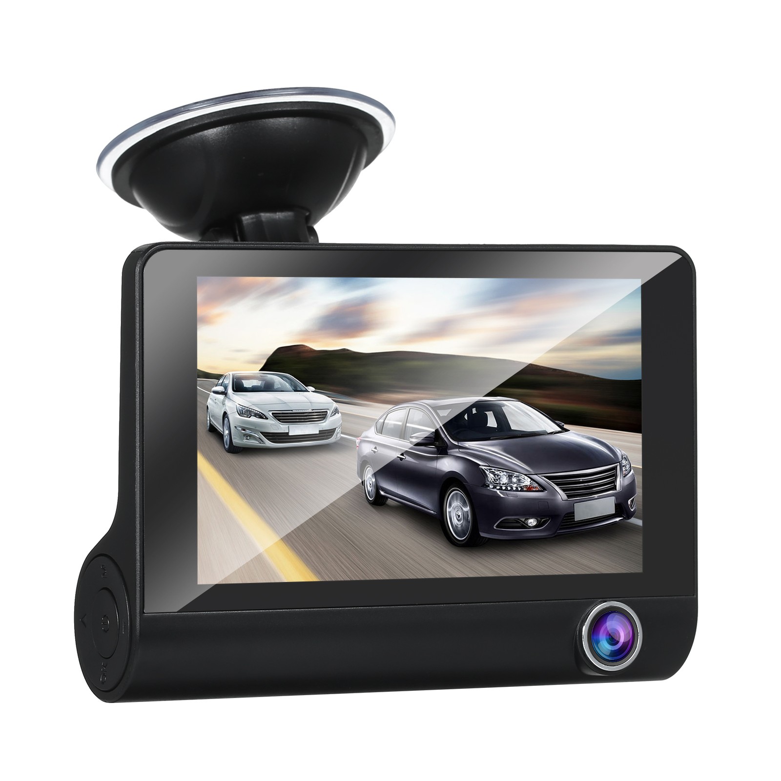 1080P Full Dash Cam With 4 Inch IPS Screen Front And Rear Dual Dash E3Z5