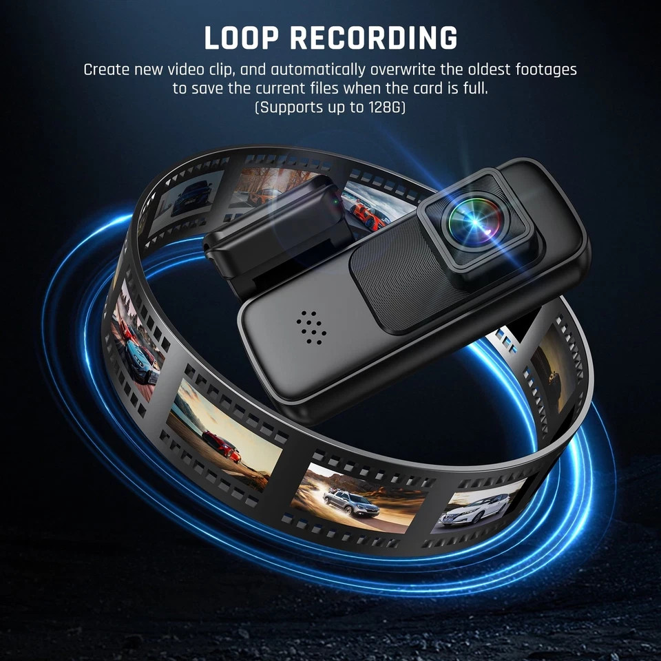 NEXPOW 2K Wifi Front Dash Cam with Voice Control Dash Camera,24H Parking Mode