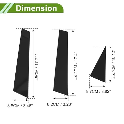 Door Pillar Window Trim for Chevy Captiva 2006-2015 Black Front Rear Left