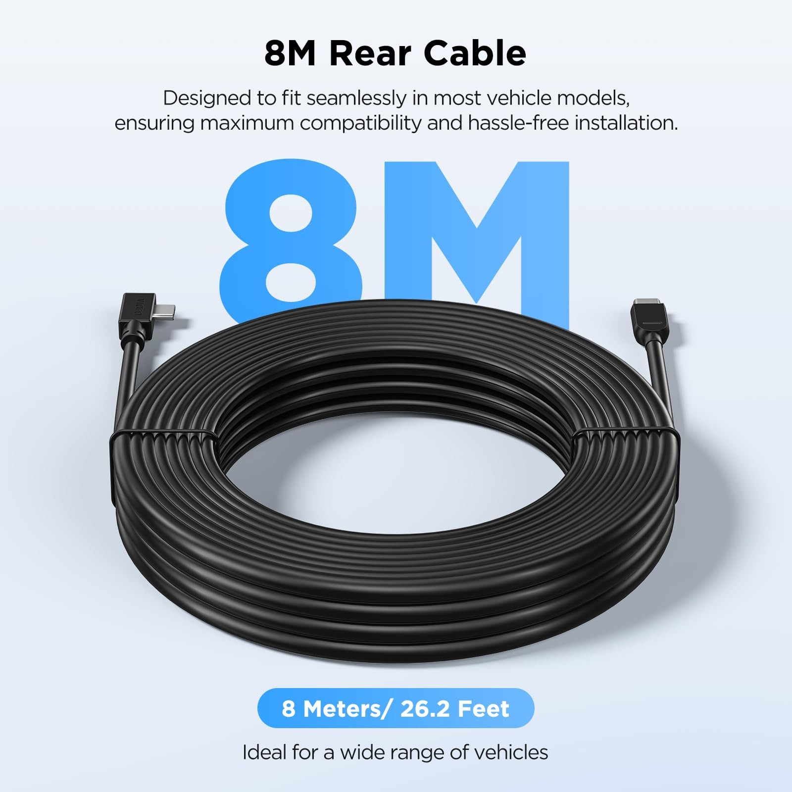 Rear Cable 8M(26.2ft) only for A229 Plus/Pro/Ultra Dash Camera