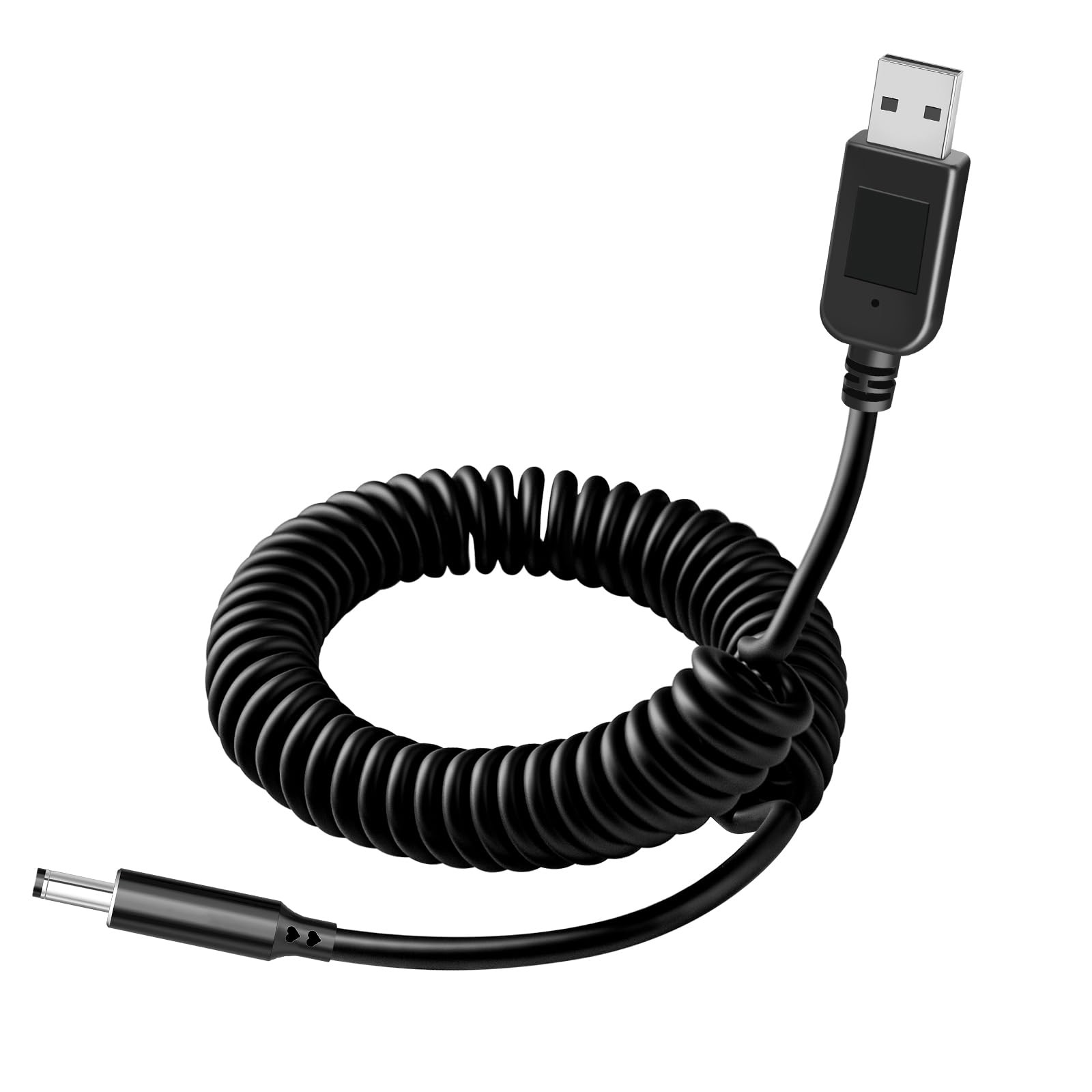 Baby Car Camera Cable USB 5V To DC5521 To USB 12V Power Spring Adapter Cord