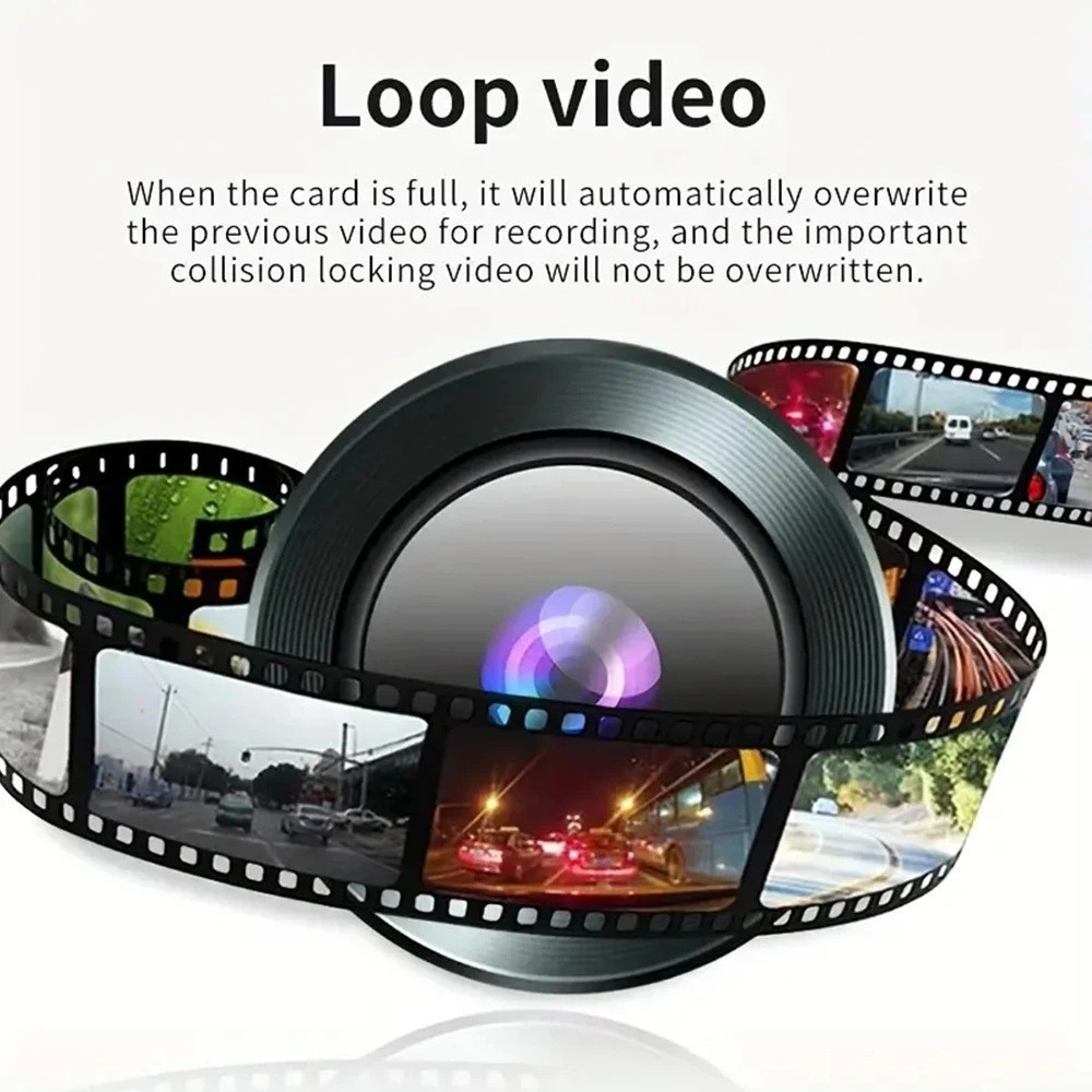 Dash Cam HD Car DVR Front Left Right Rear Camera 4 Channel WIFI Video Recorder