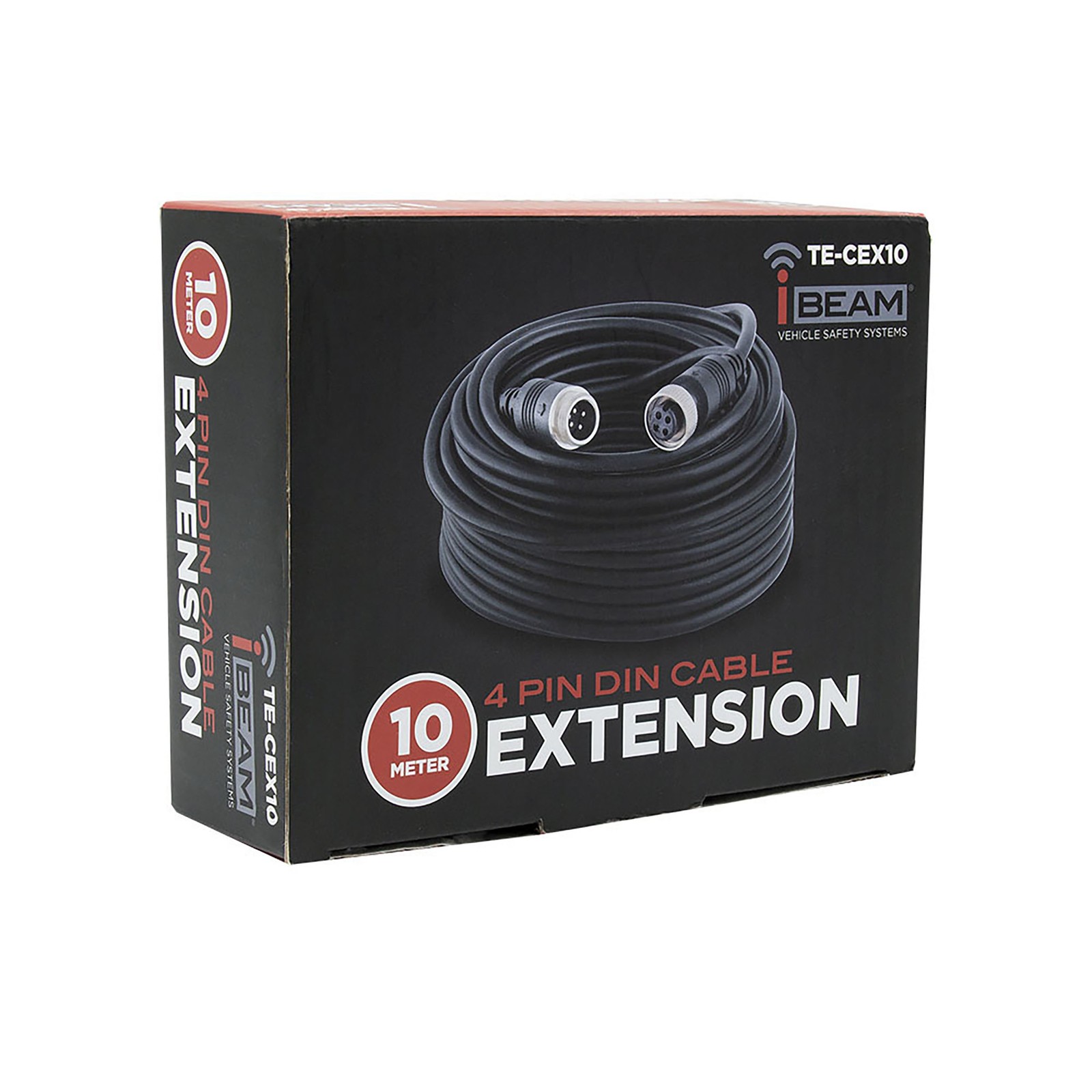Metra TE-CEX10 iBeam Commercial 4-Pin Din Connectors 10 Meter Extension Cable