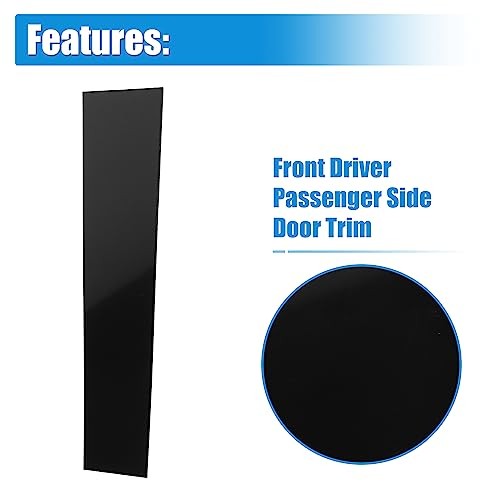 6 Pcs Windshield B Pillar Trim Exterior Garnish Front Rear Left Right for