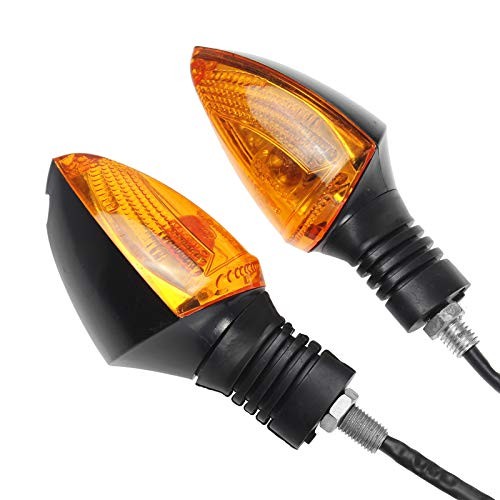 2 Pcs Motorcycle Front or Rear Fit for KTM EXC/Duke/Super Duke 07-20(Amber)