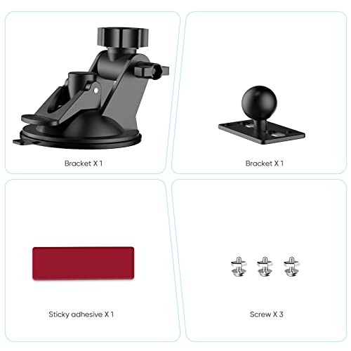 Rear Camera Holder, Dash Cam Mount for Rear Windshield, Car Recorder Backup