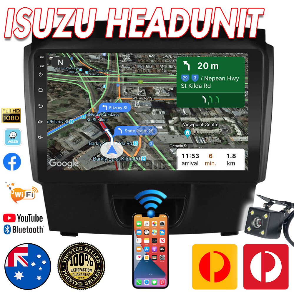 9″ Android Car Player MP3 For Isuzu D-Max DMax RT50 RT85 Stereo Radio GPS Fascia