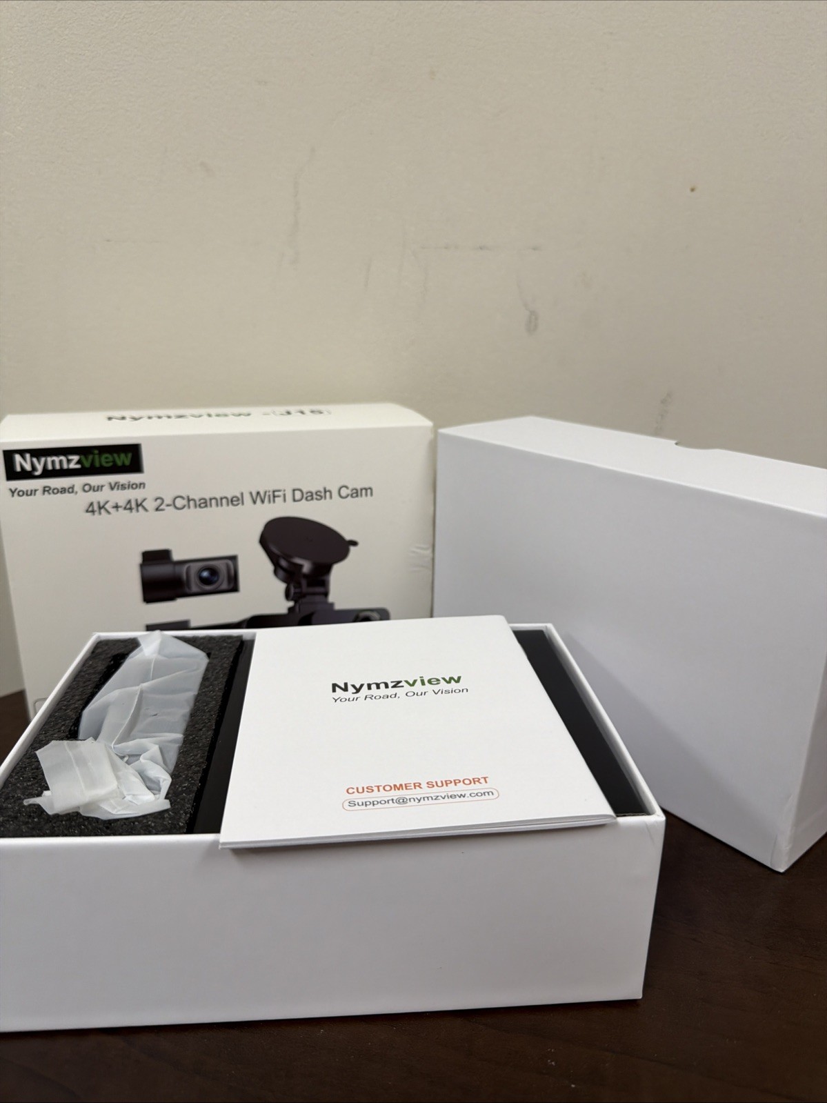 4K+4K Dash Cam Front and Rear, Free 128GB Card Included, 5.8GHz WiFi-20MB/s Fast