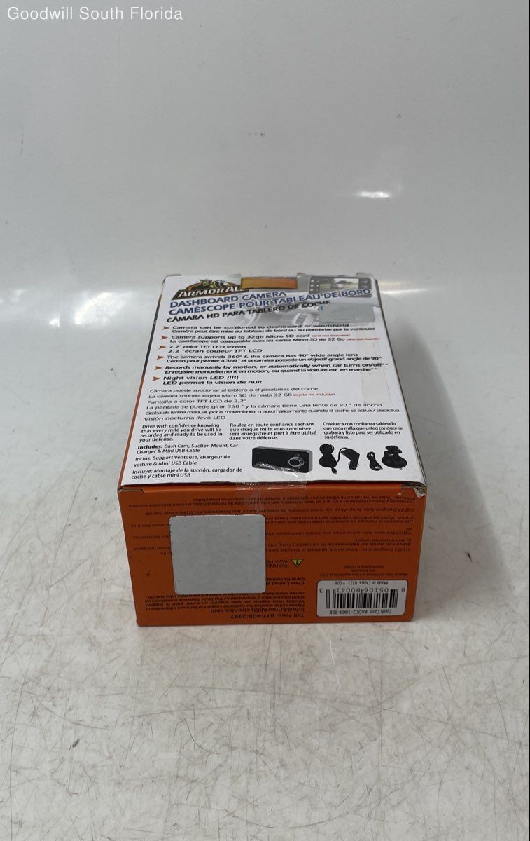 ArmorAll Dashboard Camera 2.2″ Color TFT LCD Screen Not Tested With Box