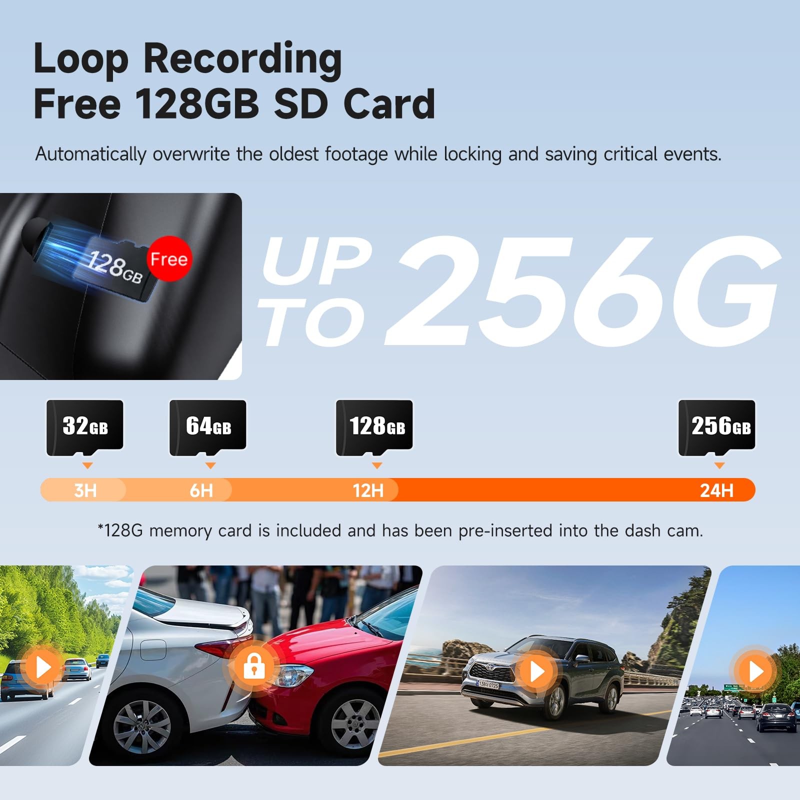Leadfan 4K+1080P Dash Cam Front and Rear for Toyota RAV4 2022 2023 2024 2025 …
