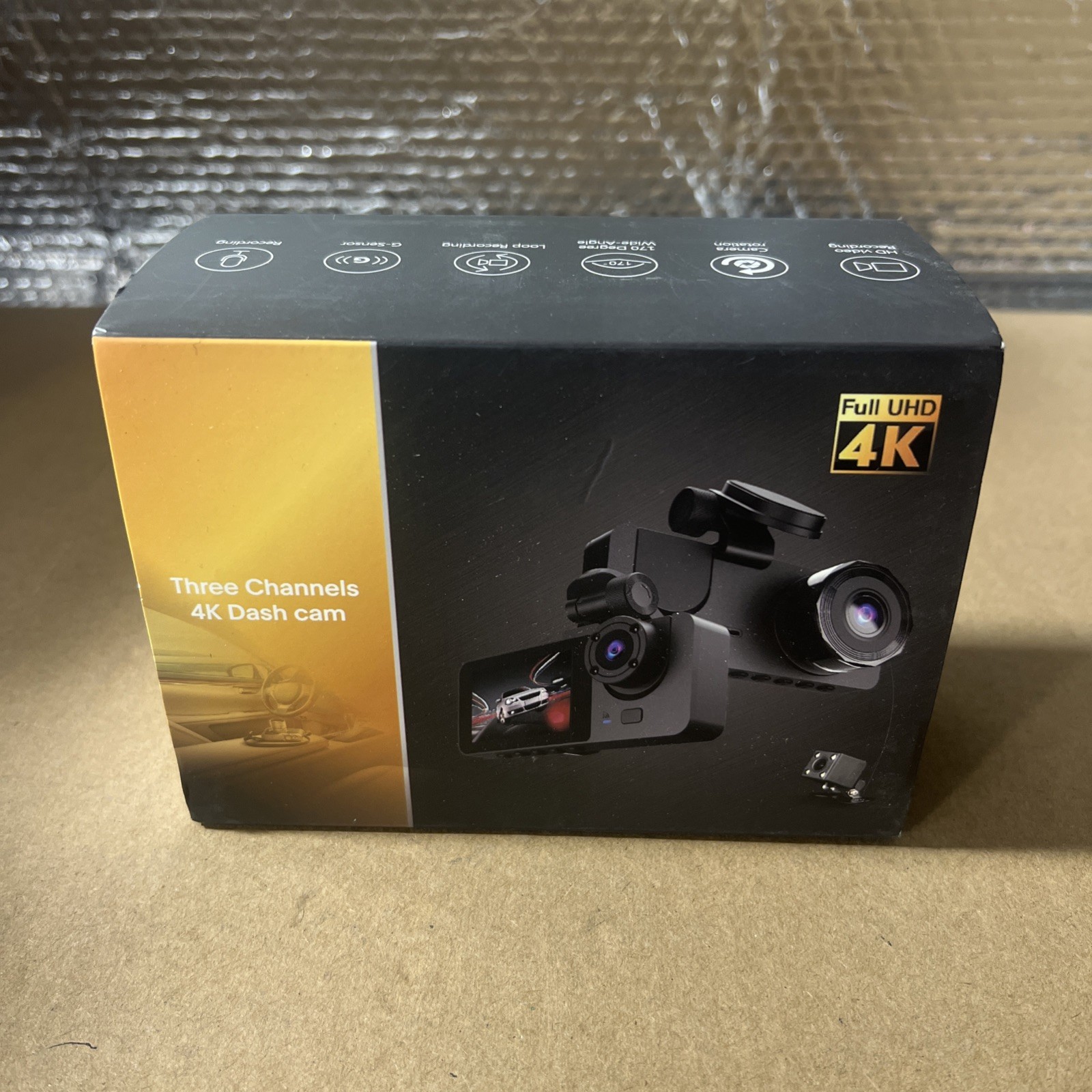 4K Three Channels Dash Cam