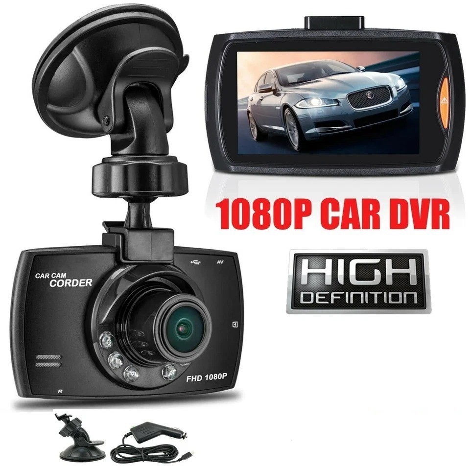 2.7” Full HD 1080P Dash Cam Car DVR Front & Rear Camera Night Vision G-Sensor