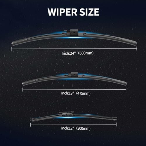 Front and Rear Windshield Wiper Blades for Benz GLA 2016-2020 For Benz GLA