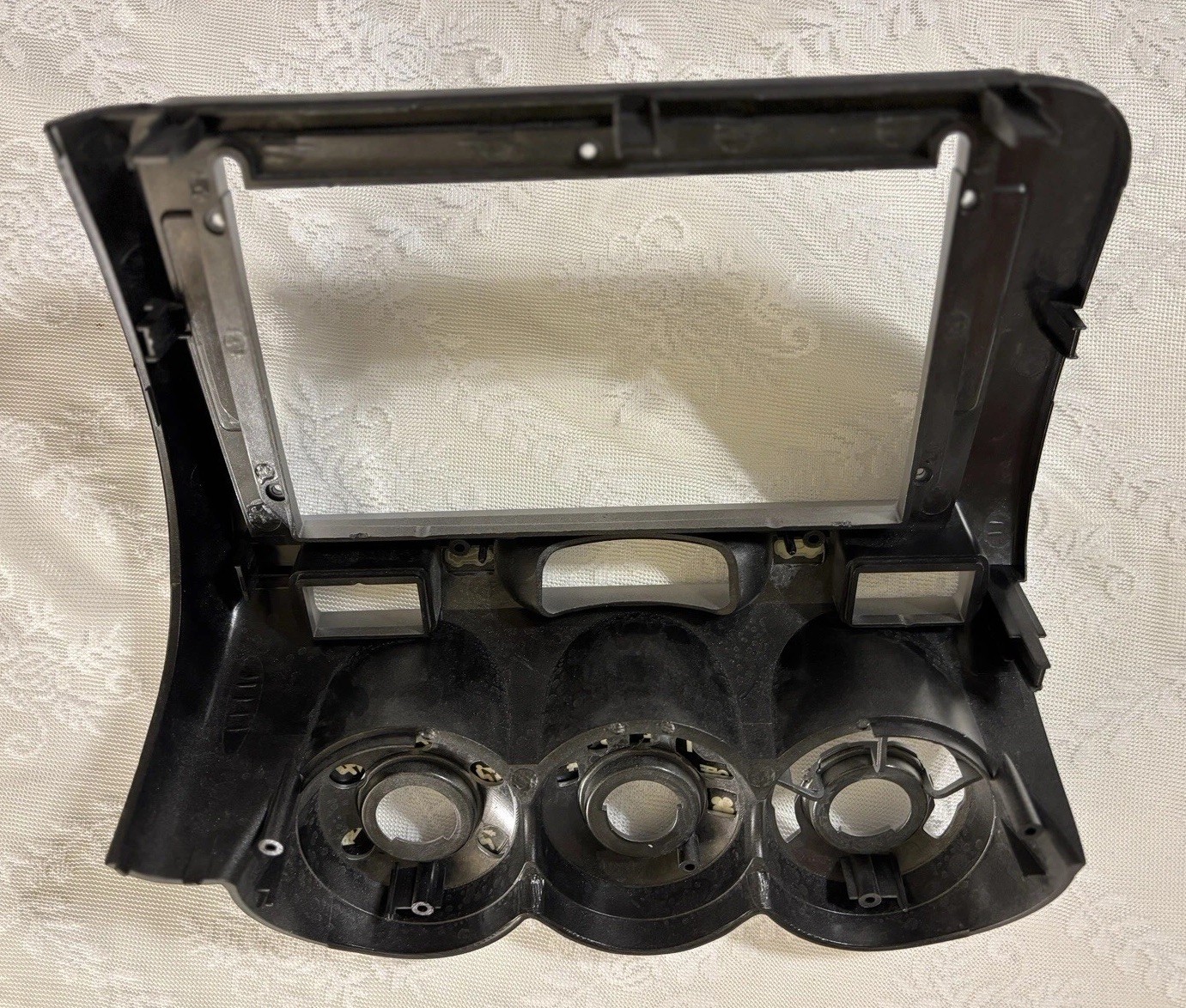 OEM Honda Fit Jazz Dash Bezel Silver Radio HVAC Trim LHD LCD Nav 2004-2008