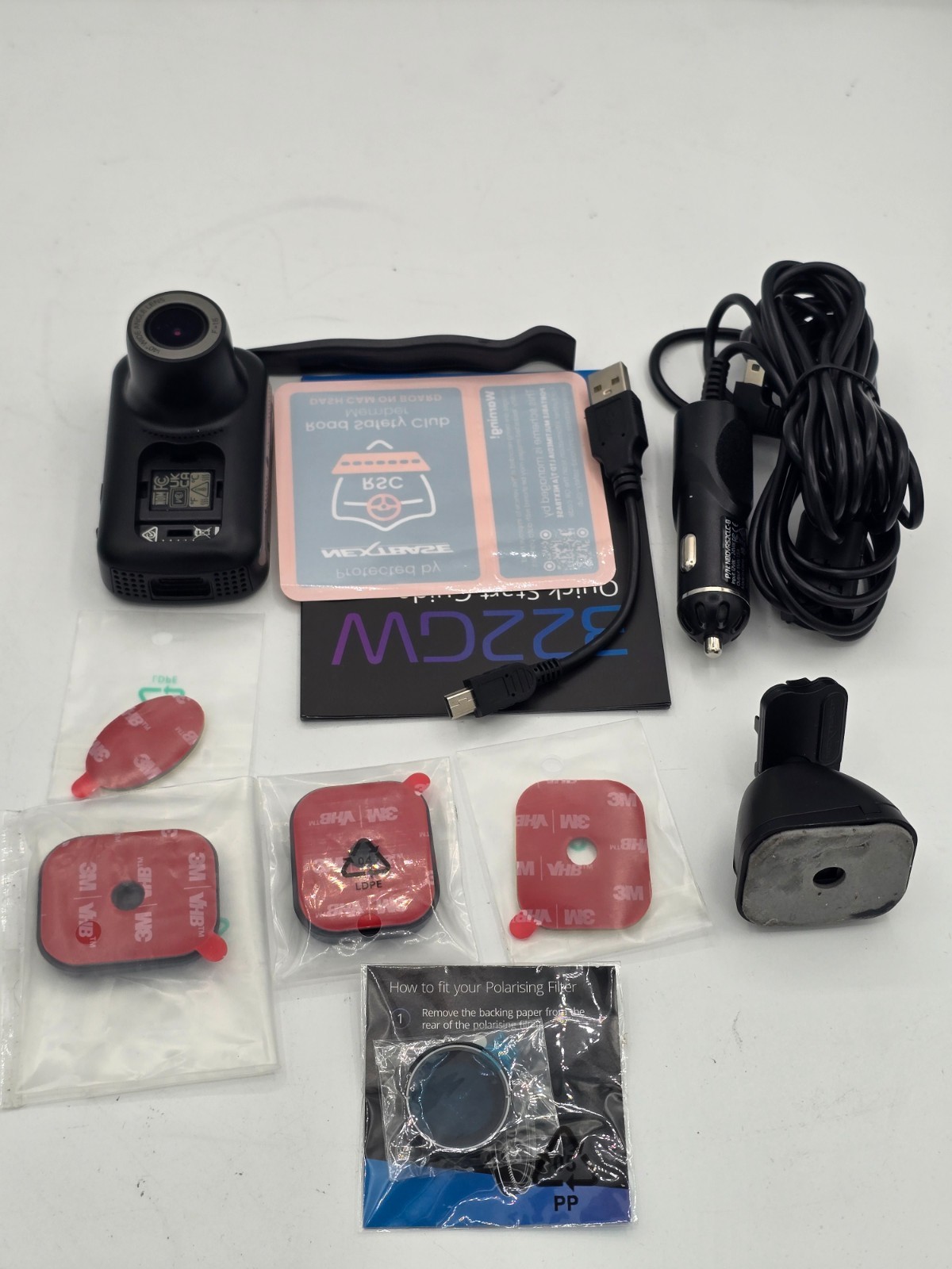 Nextbase 322GW Dash Cam Front + Rear Window Camera DVRS2RWC