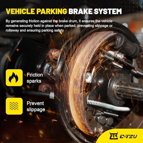 17869B Rear Parking Brake Shoes Set for Nissan Frontier Pathfinder
