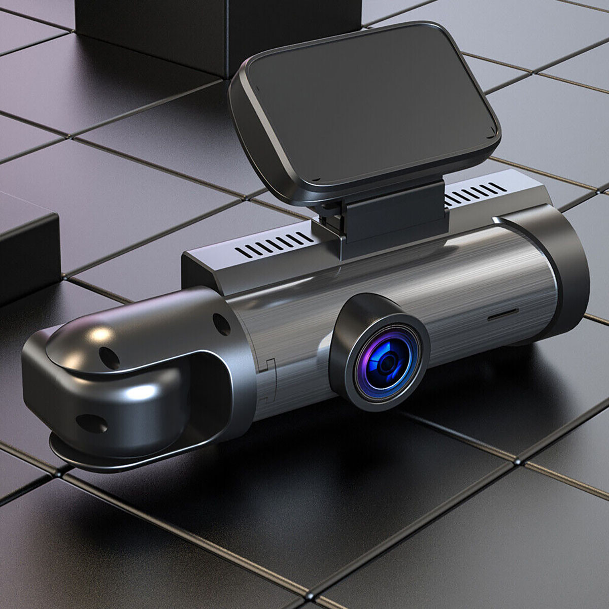 1080P Dual Lens Car Dash Cam G-Sensor Front and Inside Camera With 32GB SD CARD