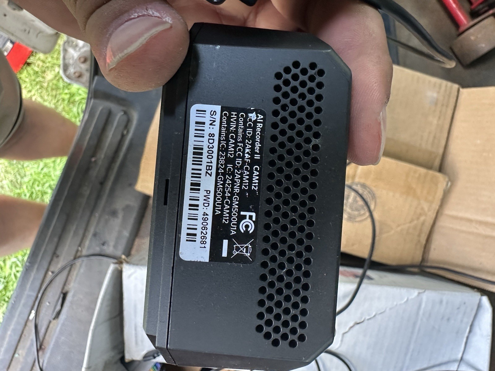 GroundCloud AIR-II VEDR DVR AI Recorder II w/ OPC01 OBD Kit Module