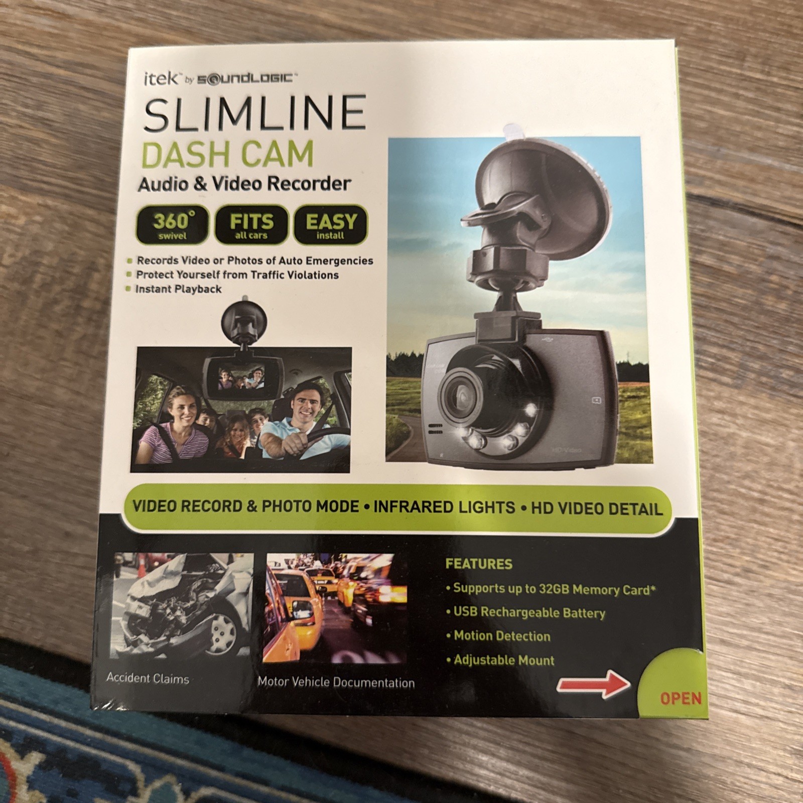 Itek Sound Logic Slimline Dash Cam