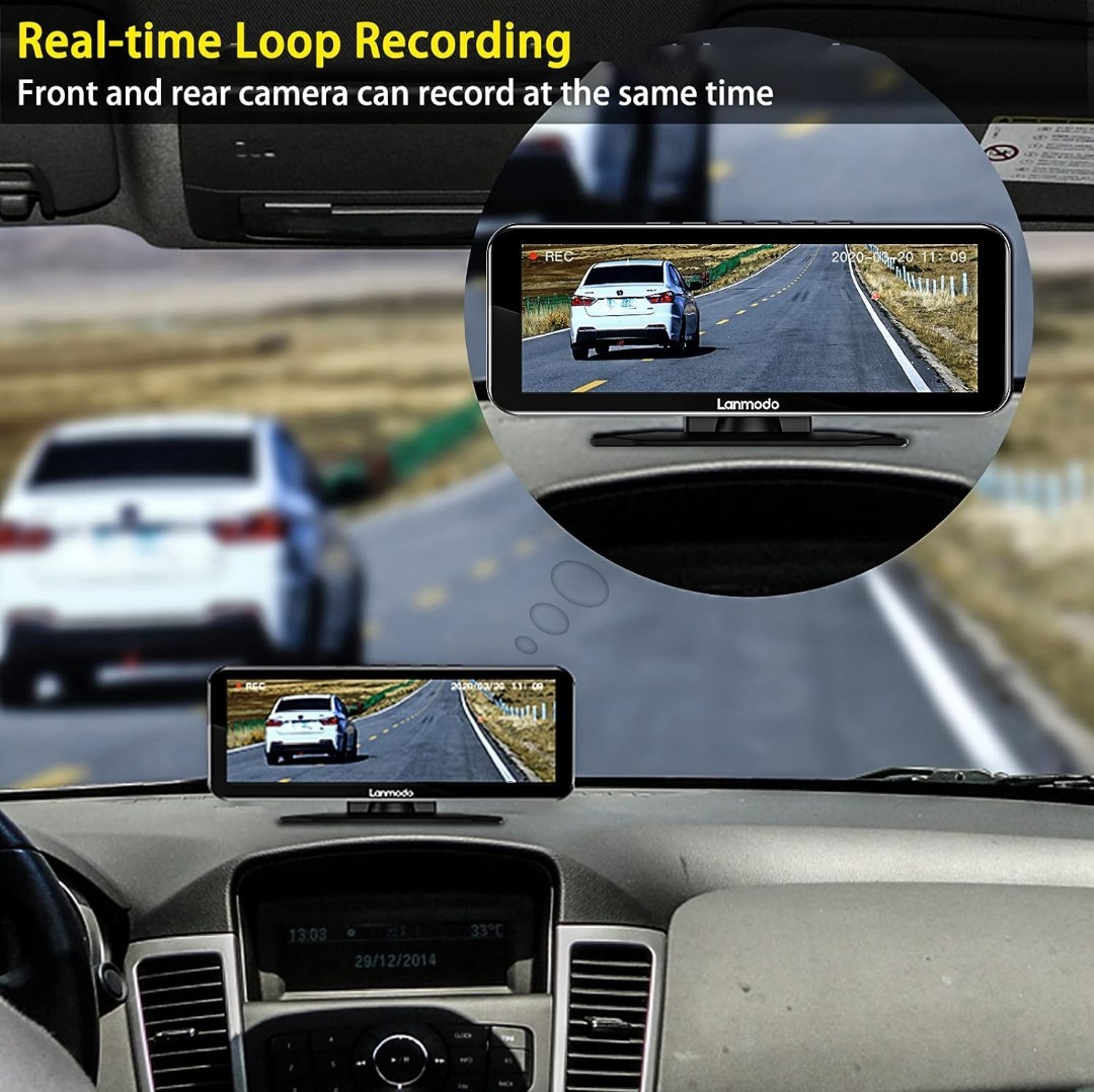 LanModo Vast Pro | Vehicle Night Vision System | w/ Rear Camera | Free Extras