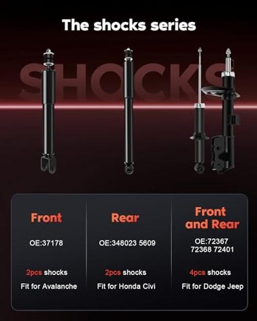 shock Struts shock absorbers for 2002-2005 for Dodge for Ram 1500 shock