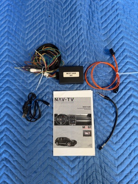 NAV-TV NTV-KIT155/210 MOST-HUR PORSCHE 911/997/987 Radio Fiber interface kit