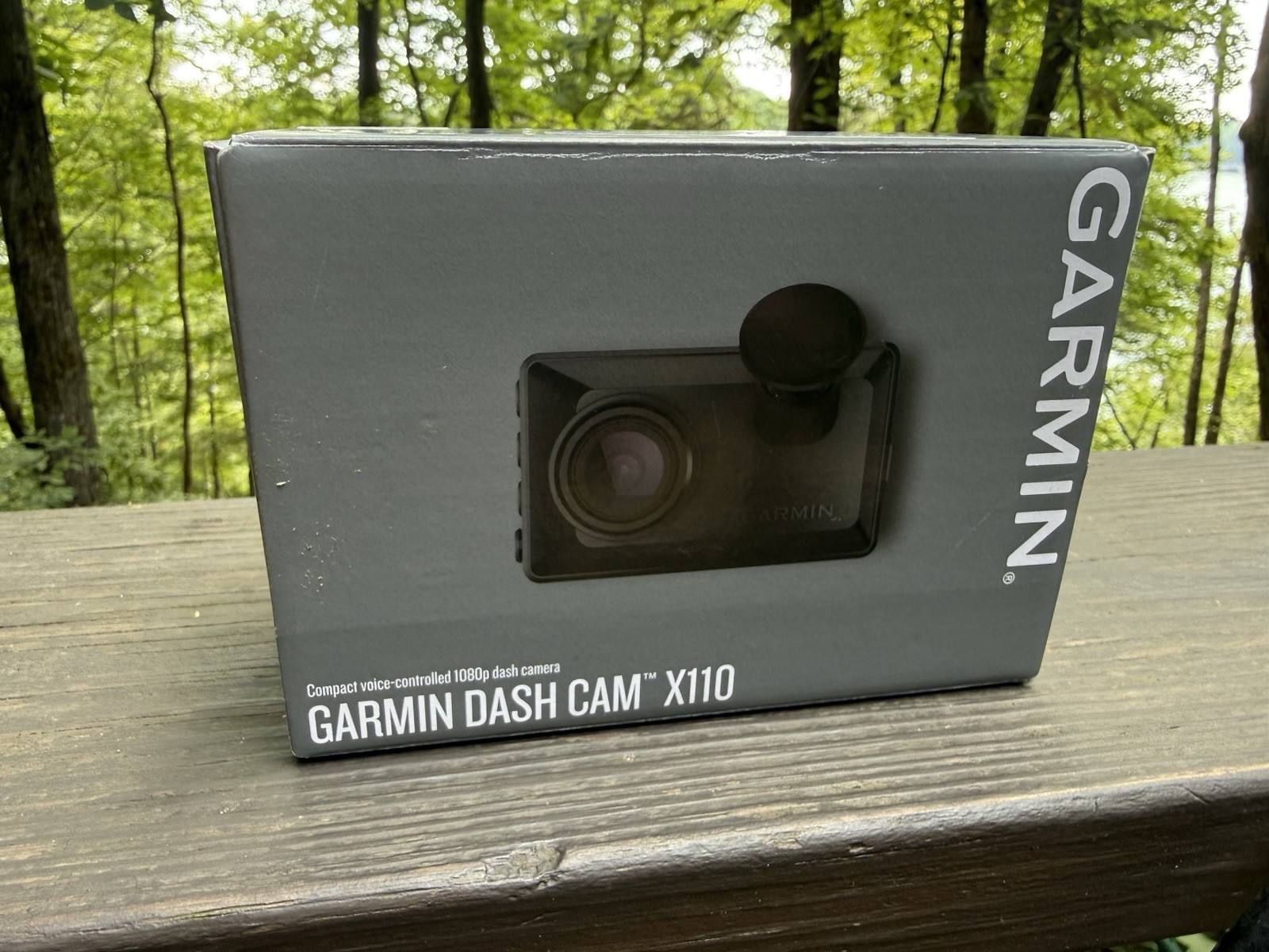Garmin Dash Cam X110 1080p GPS WiFi Voice Control NEW OPEN BOX