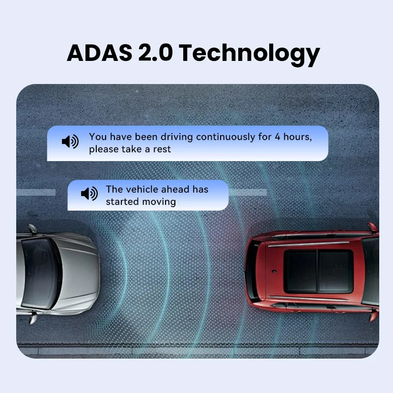 DDPAI Z50 Pro 4K Dash Cam Dual Channel WiFi GPS ADAS 3″ IPS Night Vision