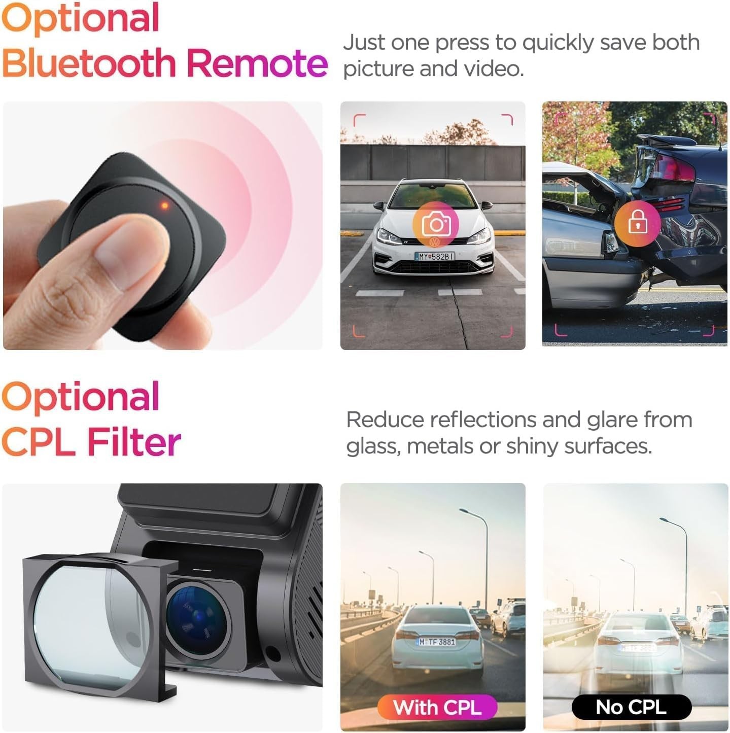 Advanced 2K Dash Cam A119 Mini 2 with Night Vision & Buffered 24/7 Parking Mode