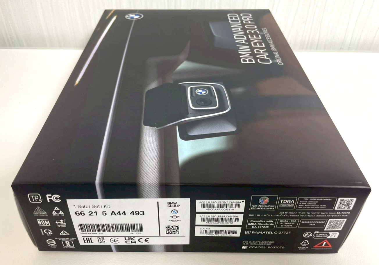 BMW Advanced Car Eye 3.0 PRO Dash Cam Front Rear QHD GPS Genuine OEM Used