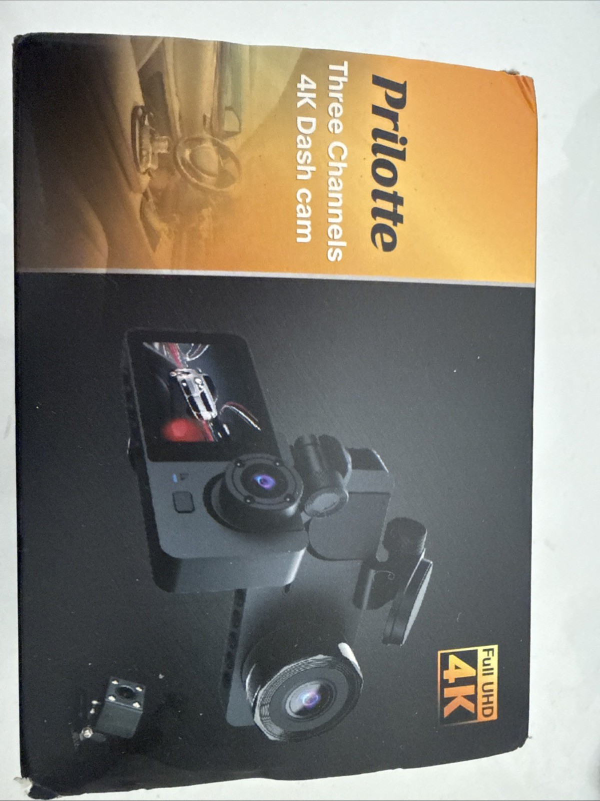 Three Channels 4K dash cam