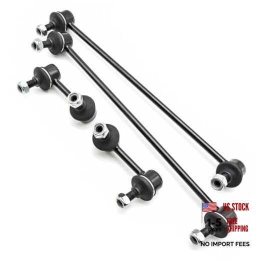 4PCS Front and Rear Stabilizer Sway Bar End Links Kit Replace K750605 K750604