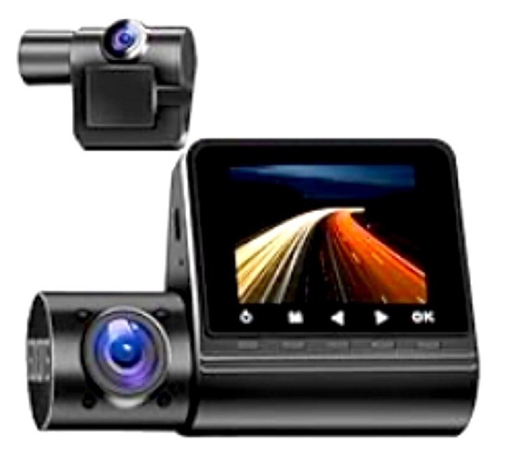 Dual Dash Cam 1080P Full HD Dash Camera, Car Video Recorder with G-Sensor