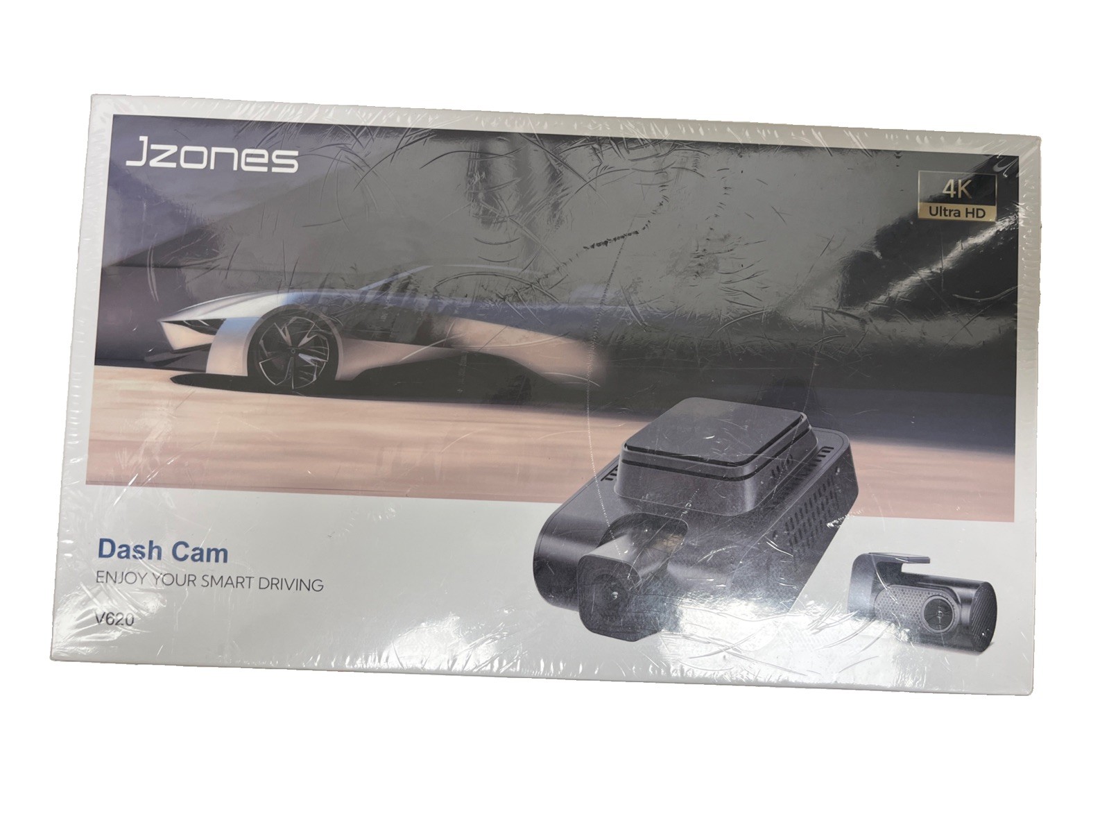 Jzones V620 4K Ultra HD Dash Cam w WiFi GPS Night Vision Car Dash Camera Sealed!