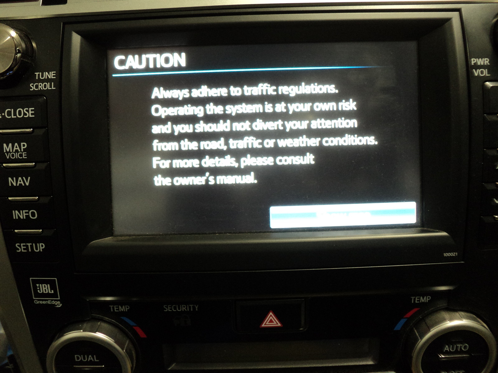 2012-2014 TOYOTA AURION GENUINE HDD GPS VOICE NAVIGATION ASSY Bluetooth