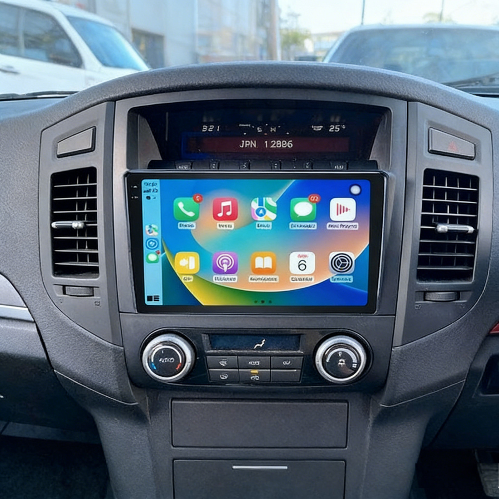 9”Wireless Carplay Android Auto Head Unit Radio For Mitsubishi Pajero 2006-2020