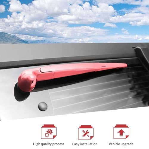 Windshield Wiper Blades Trim Decoration Cover for Jeep Wrangler JK JKU Pink