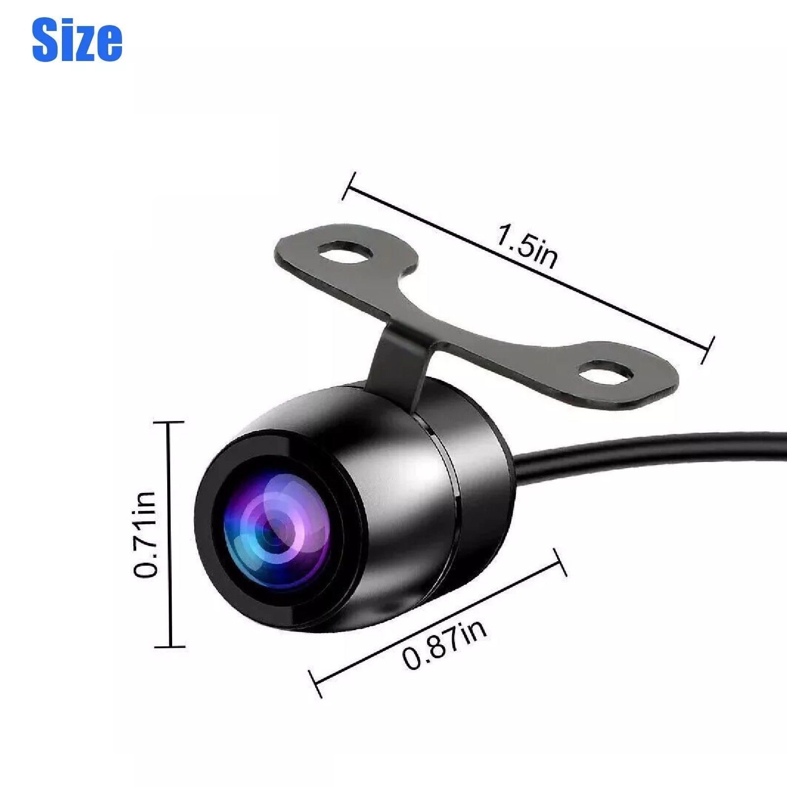 170° Wide CMOS Car Rear View Reverse Backup Day Night Vision Parking Camera HD