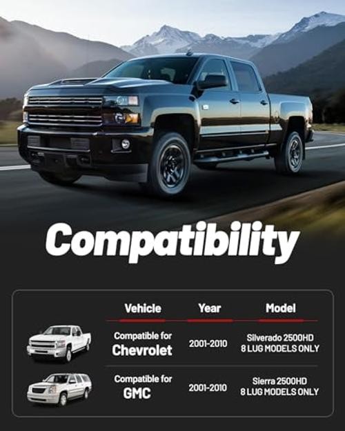 1-3″ Front and 2″ Rear Leveling Lift Kit Compatible with 2001-2010 Chevy