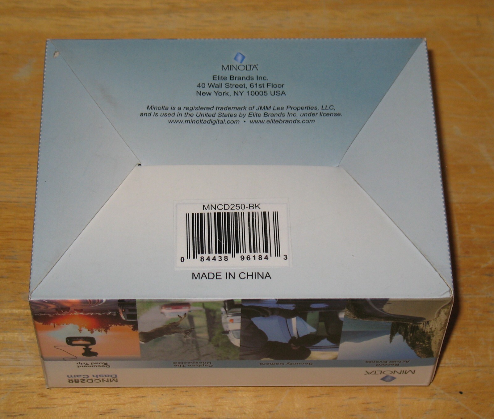 Minolta MNCD250 1080p HD Dash Cam Camera BLACK